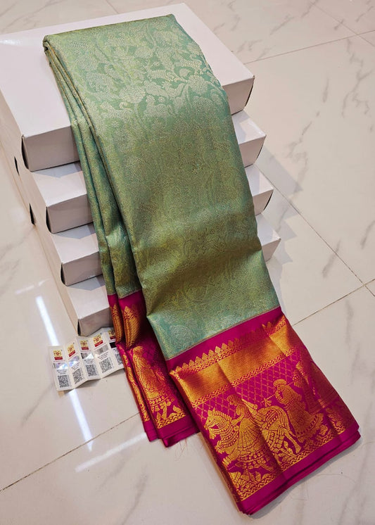 Pure Kanchipuram handloom silk saree